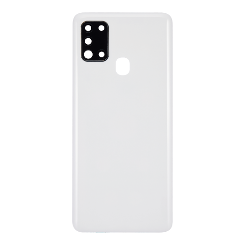 Back Cover With Camera Lens Compatible for Samsung Galaxy A21S (A217 / 2020) - White